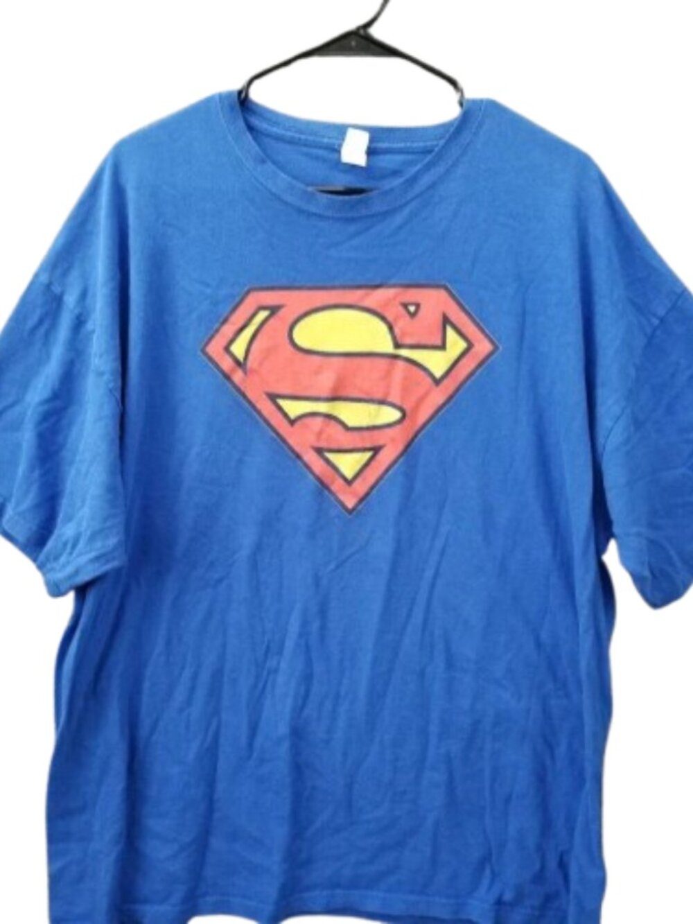 Superman Blue Short Sleeve T Shirt Men's XXL